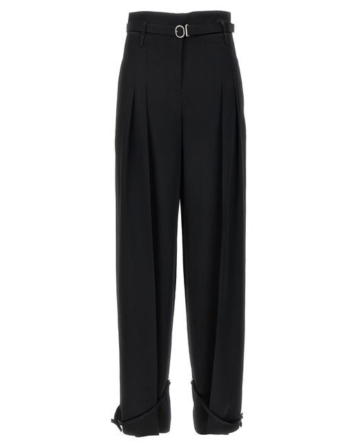 Jil Sander Black Tailored Trousers Pants