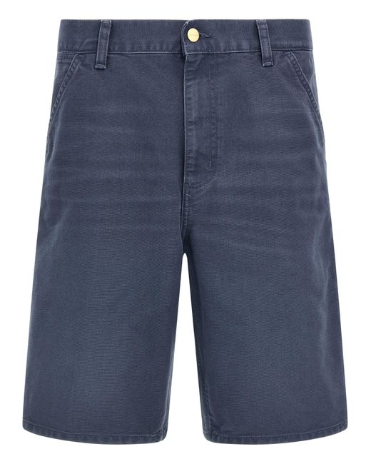 Carhartt Blue Single Knee Bermuda Shorts for men