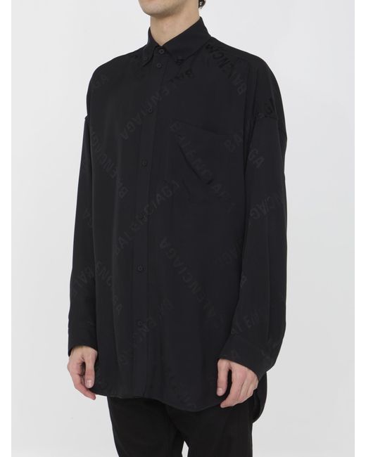 Balenciaga Black Cocoon Shirt for men