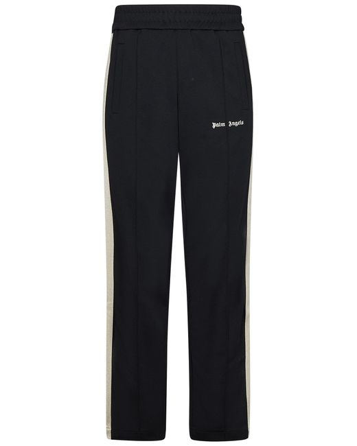 Palm Angels Black Classic Logo Track Trousers for men