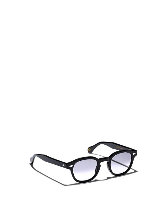 Moscot Lemtosh Sun Black (american Grey Fade) Sunglasses in White