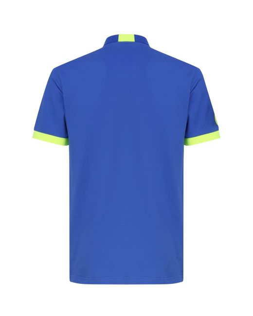 Sun 68 Blue Polo T-Shirt With Front Logo for men