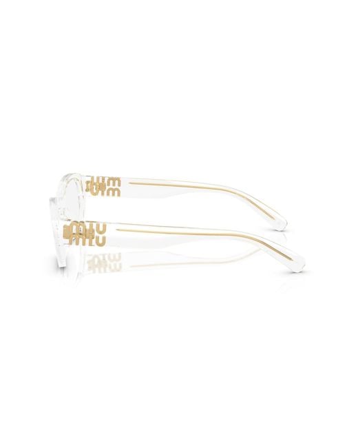 Miu Miu White Glasses
