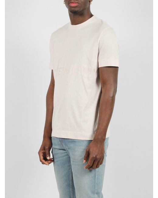 Givenchy White 4G T-Shirt for men