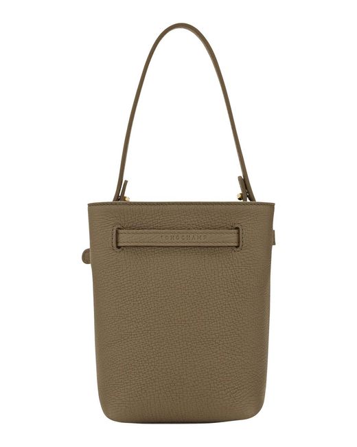 Longchamp Metallic Handbag Calf Leather Bag