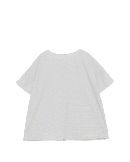 Apuntob White T-Shirts And Polos Cotton