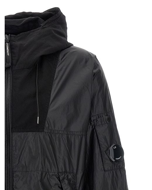 C P Company Black Cs Ii Mixed Jacket for men