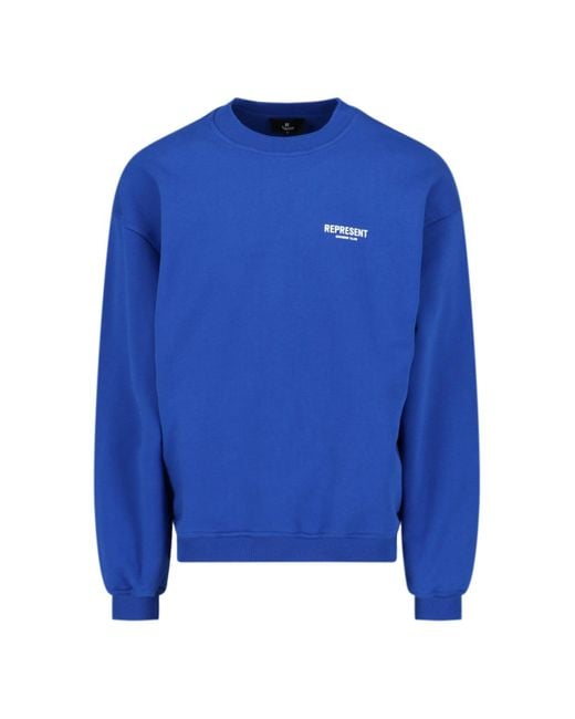 Represent Blue Sweater for men