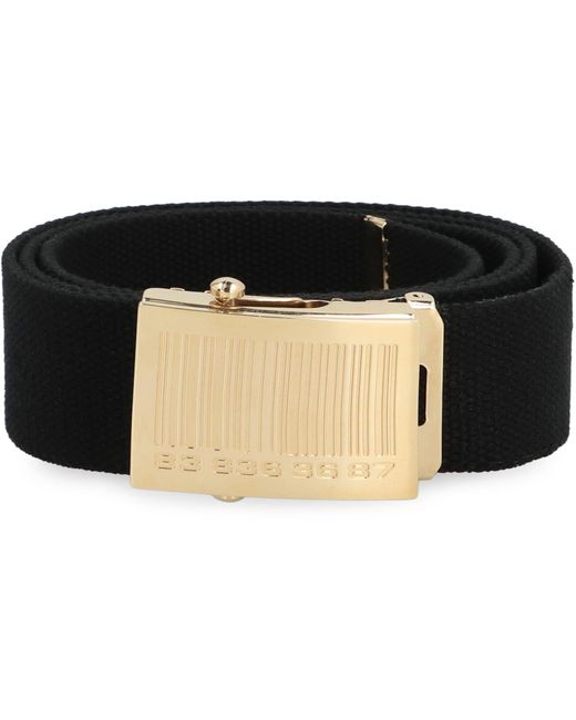 Vetements Canvas Belt With Logo in Black for Men Lyst UK