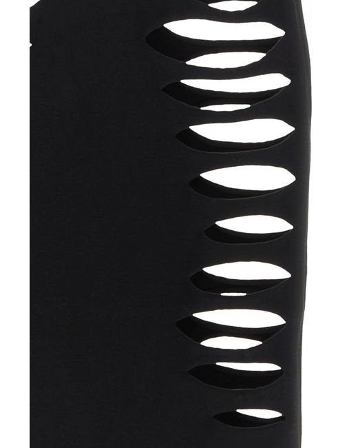 Versace Black Stretch Nylon Swimsuit