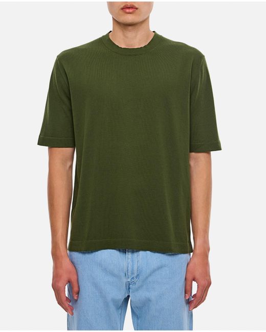 K-Way Green Combe Cotton T-Shirt for men