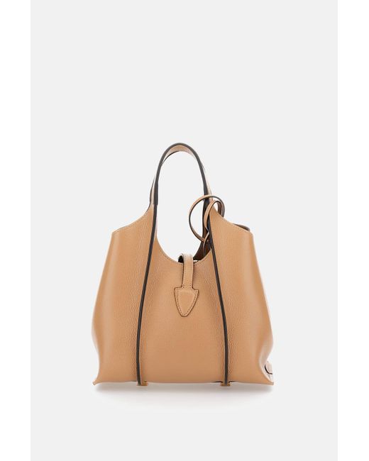Tod's Natural Tsb Small Shopping Bag