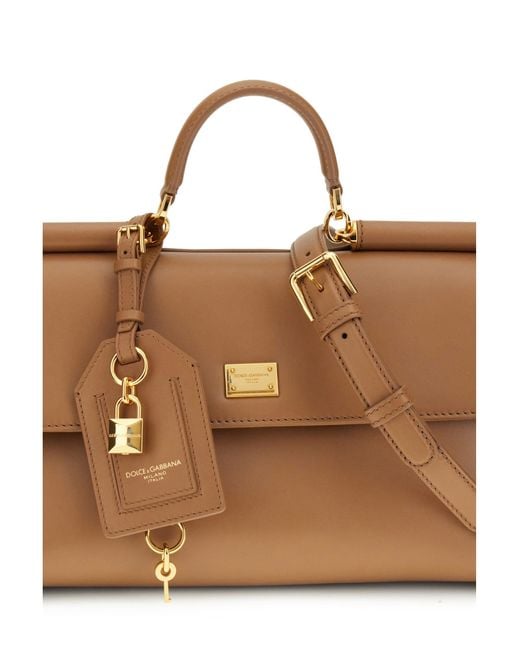 Dolce & Gabbana Brown My Sicily Handbag