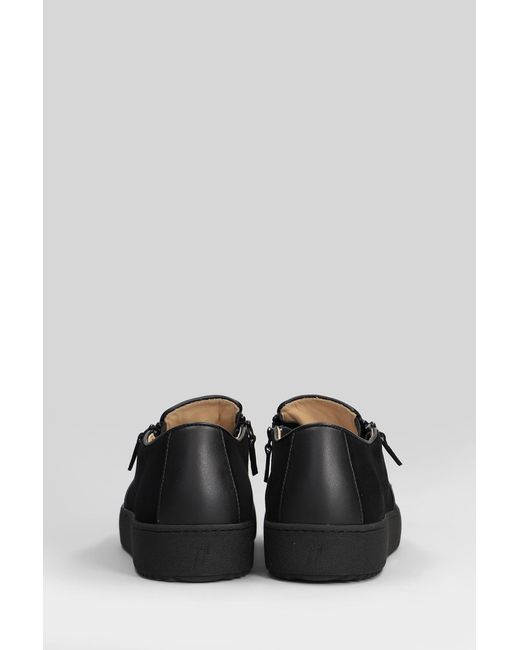 Giuseppe Zanotti Black Logoball Sneakers for men