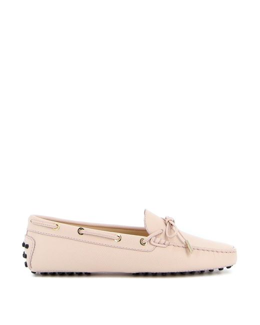Tod's Gommino Mocassino In Pelle -rosa Xxw0fw050306vam400 in Pink | Lyst