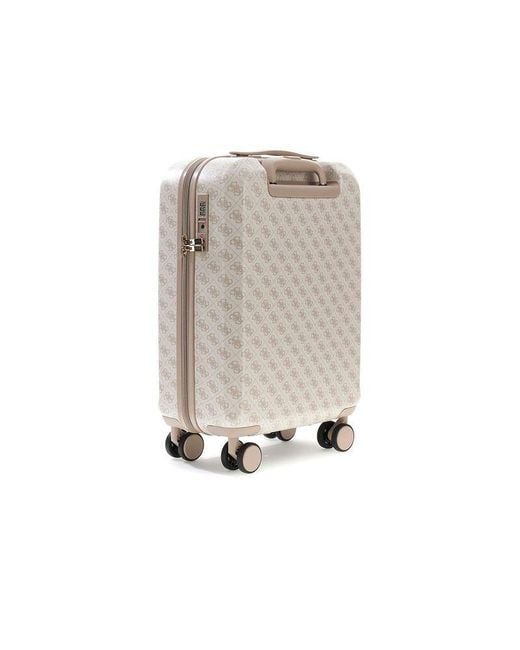 Guess White Suitcase Bamboo Bags Suitcases