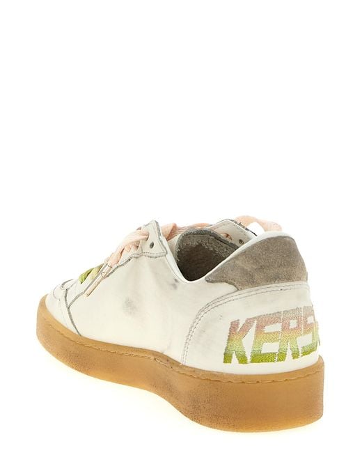 Golden Goose Deluxe Brand Natural 'Ball Star' Sneakers