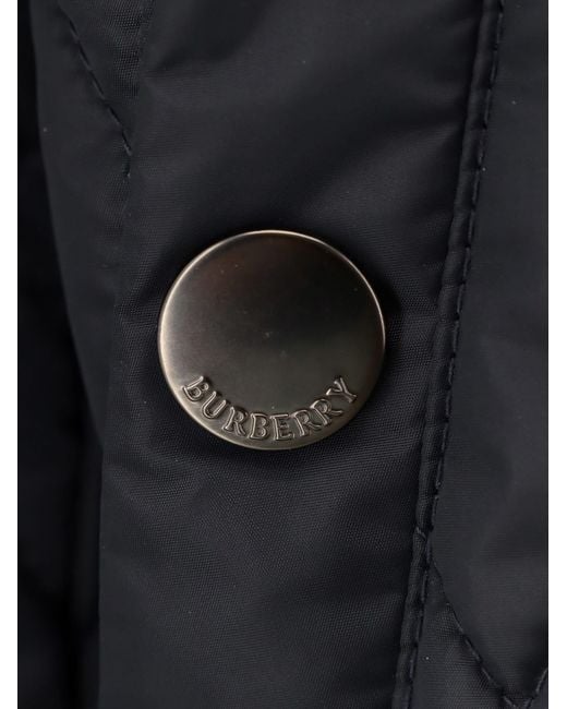 Burberry Blue Taunton Quilted Nylon Jacket for men
