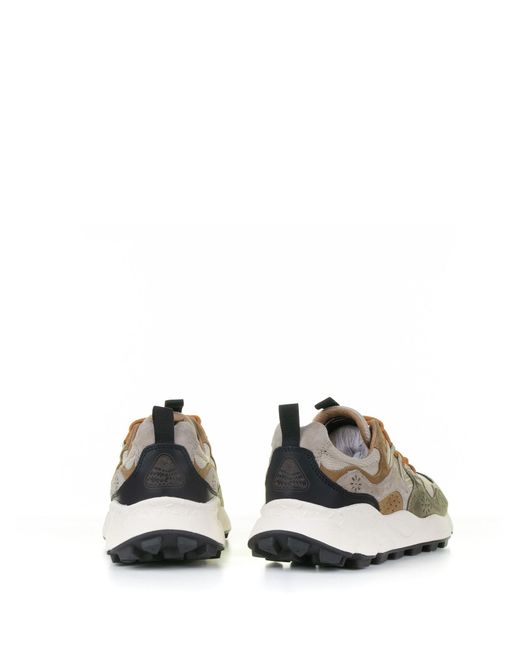 Flower Mountain White Yamano Sneaker for men