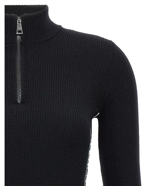Moncler Black Zip-up Sweater