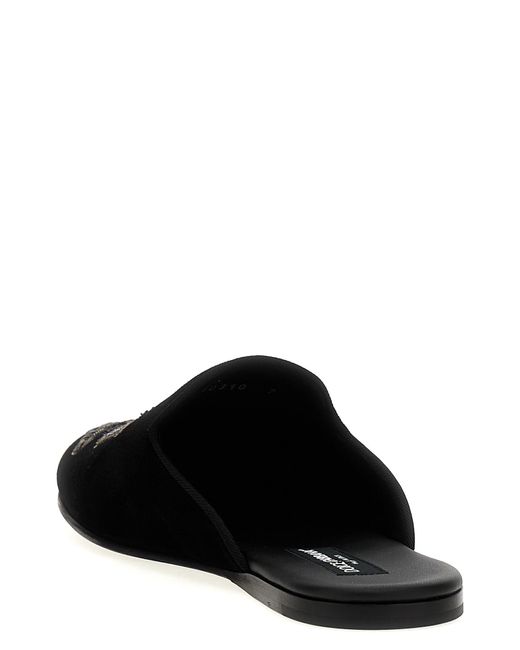 Dolce & Gabbana Black Slipper Blsaone