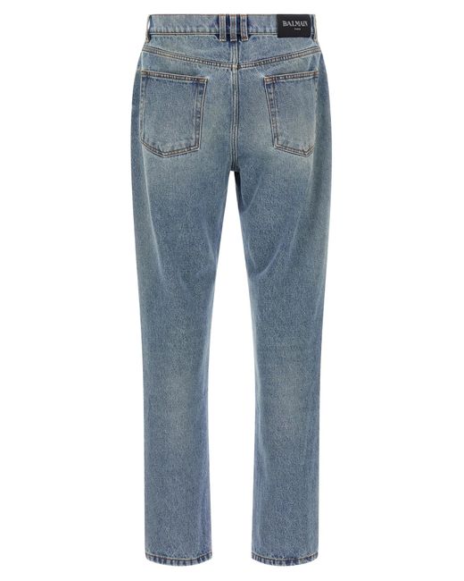 Balmain Blue Denim Jeans for men