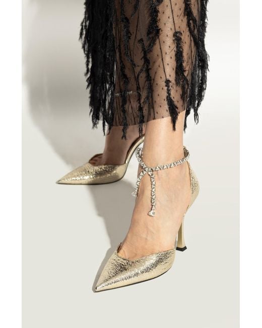 Jimmy Choo White High Heels Stevie