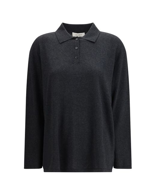 Lisa Yang Black Caisa Sweater Cotton; Kashmir/Capra Hircus