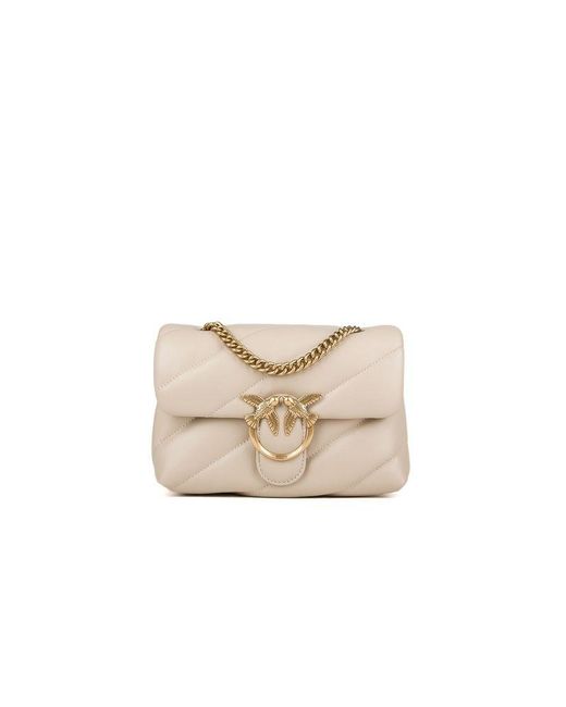 Pinko Natural Crossbody Bag Sheepskin Crossbody-Bags