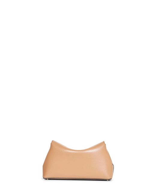 Totême Natural Clutch Bag T-Lock Calf Leather Handbags