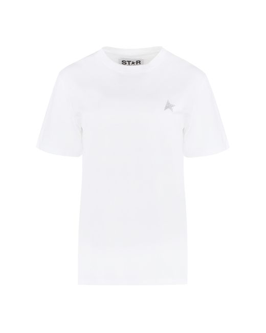 Golden Goose Deluxe Brand White Cotton Crew-Neck T-Shirt T-Shirts & Jerseys