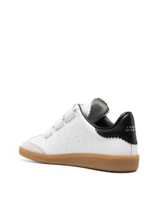 Isabel Marant White Beth Leather Sneaker