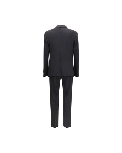 Dolce & Gabbana Black Wool Oves Aries Two-Piece Suit for men