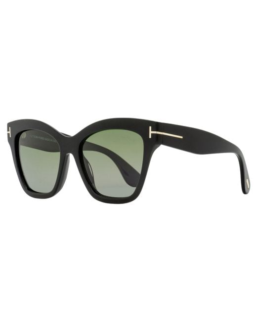 Tom Ford Black Elvira Butterfly Sunglasses Tf1217 01R- 55Mm Ft1217 Plastic (Acetate)
