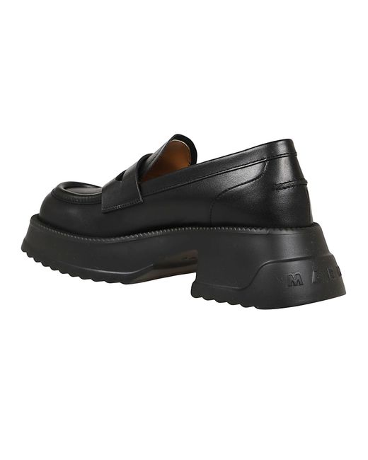 Marni Black Moccasin Shoe