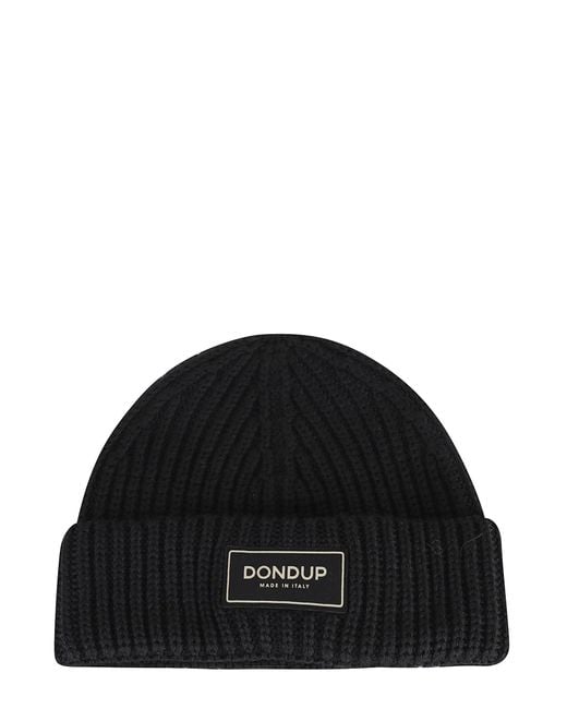 Dondup Black Cappello for men