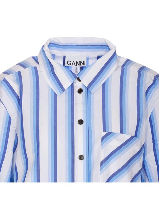 Ganni Blue Shirts