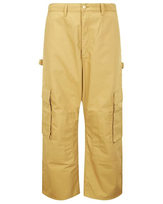 Junya Watanabe Yellow Straight-Leg Cargo Trousers for men