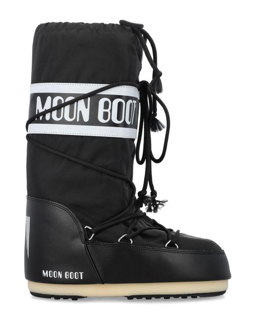 Moon Boot Black Icon High Nylon Upper