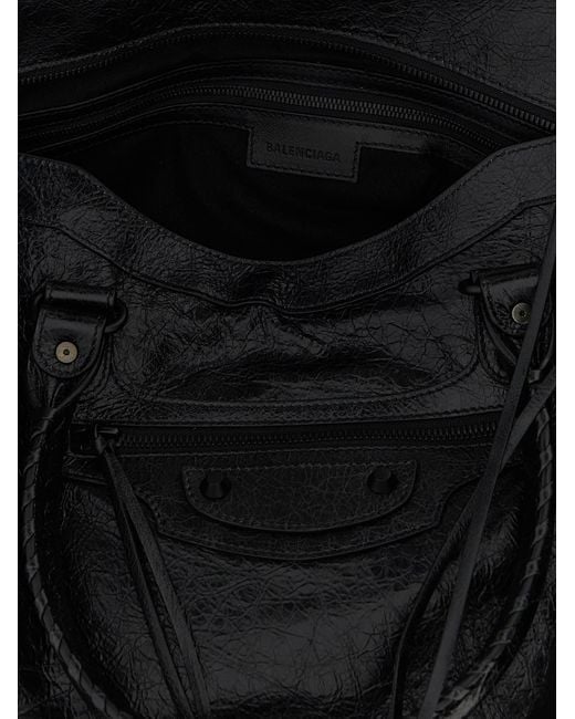 Balenciaga Black Le City Bag L Handbag