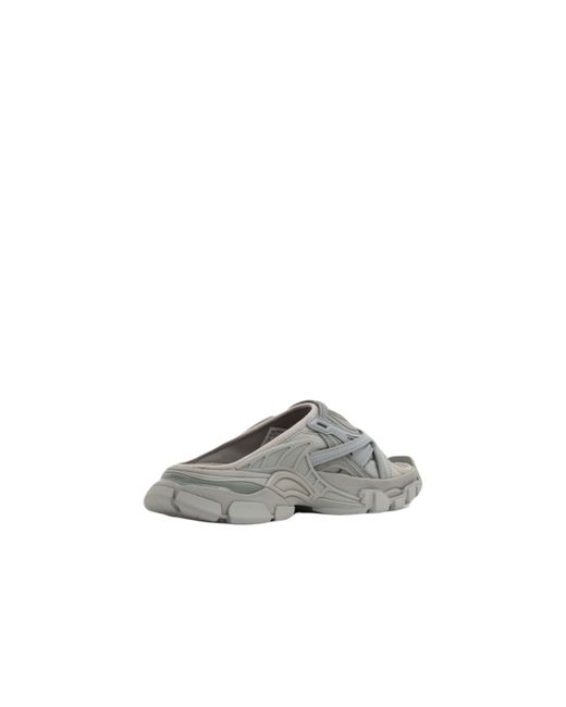 Balenciaga Gray Track Sandal Slides for men
