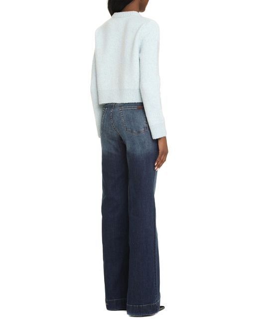 Bottega Veneta Blue Cardigan Bouclé Wool Elastane Cardigans