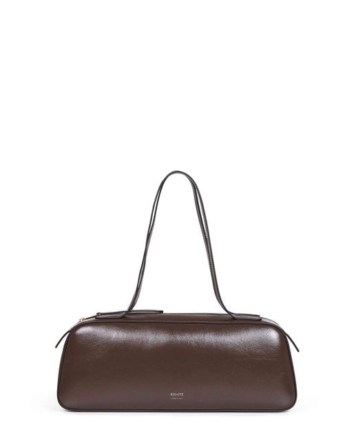 Khaite Brown Chestnut Simona Shoulder Bag