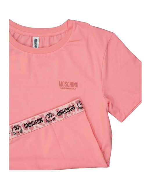 Moschino Pink Cotton T-shirt