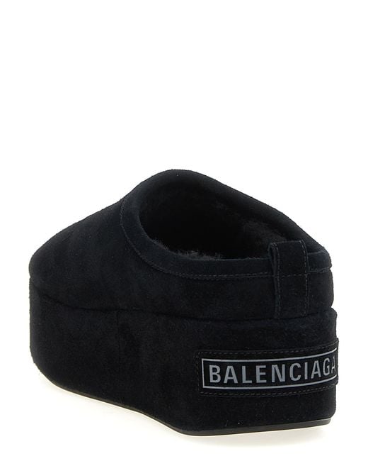 Balenciaga Black Alaska Soft Sabots