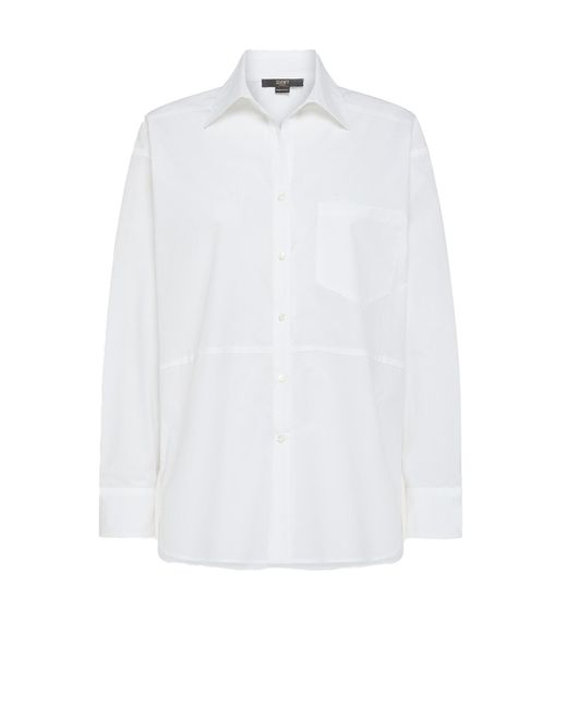 Seventy White Oversized Shirt With Pocket