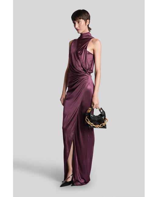 Balmain Red Long Dress