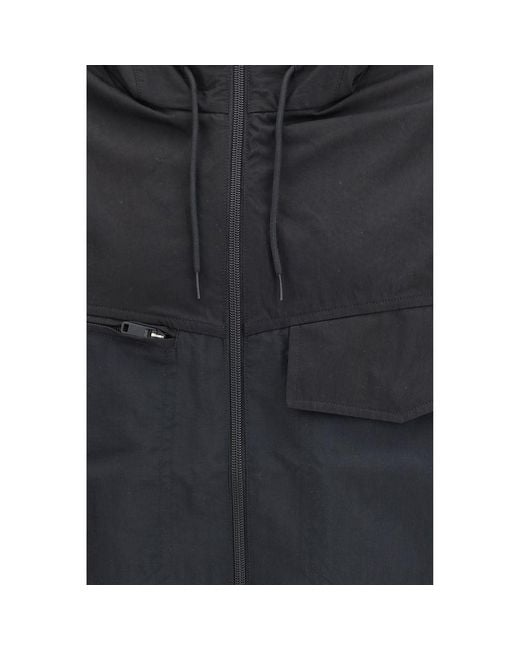 Y-3 Blue Cotton Shell Jacket Clothing for men
