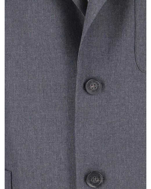 Golden Goose Deluxe Brand Gray Jackets Main Fabric: Virgin Wool for men