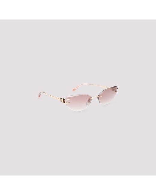 Chopard Pink Sunglasses Acetate Metal Glasses